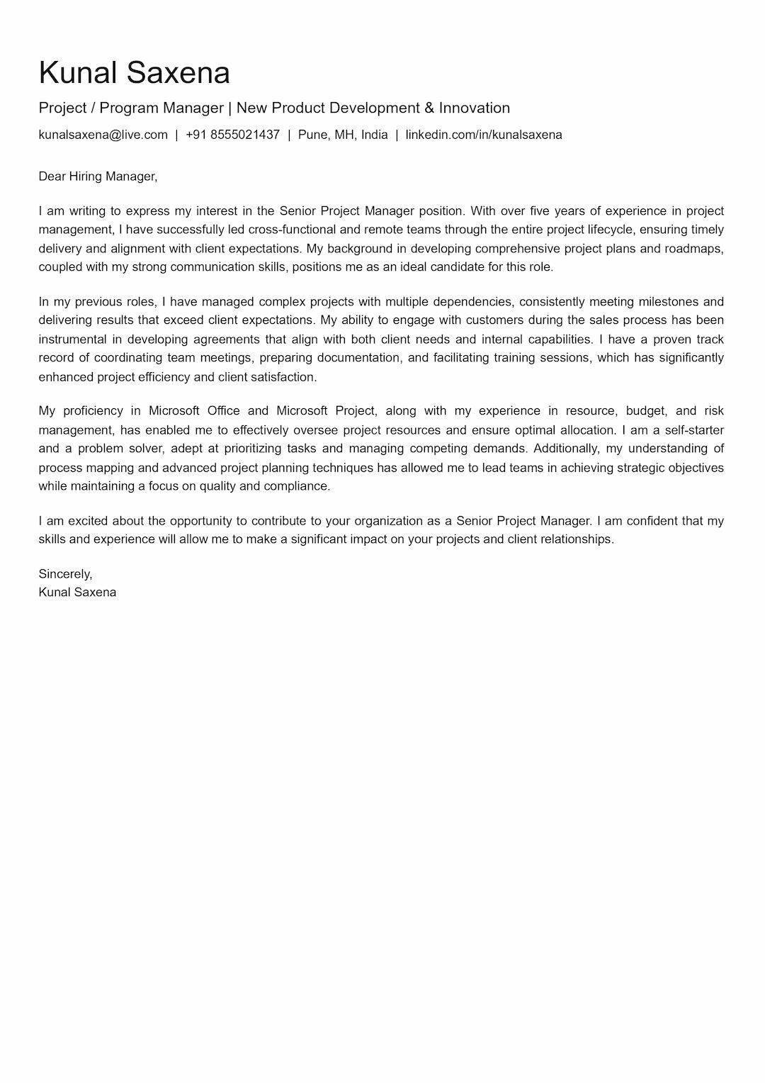 ats resume template with colored header on top