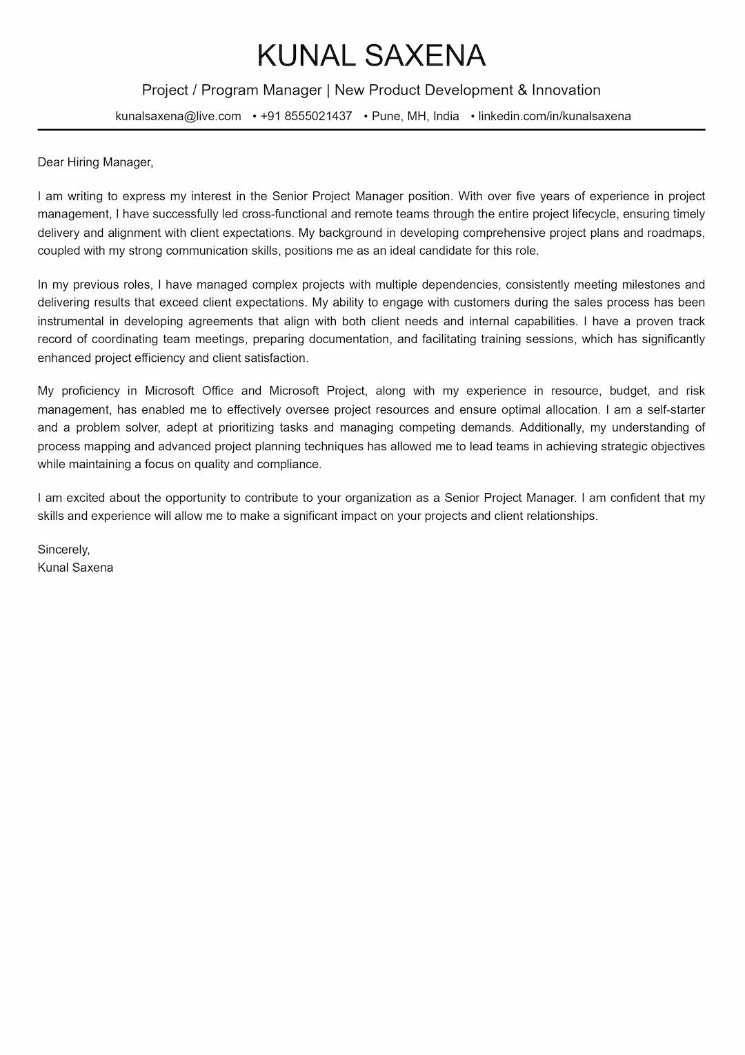 ats resume template with colored header on top